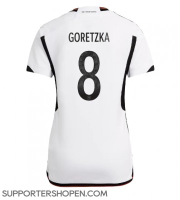 Tyskland Leon Goretzka #8 Hemma Matchtröja Dam VM 2022 Kortärmad